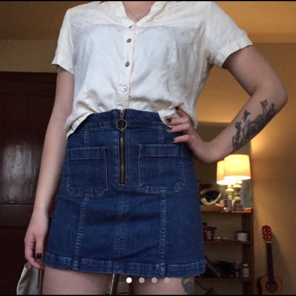 Madewell Jean Miniskirt
